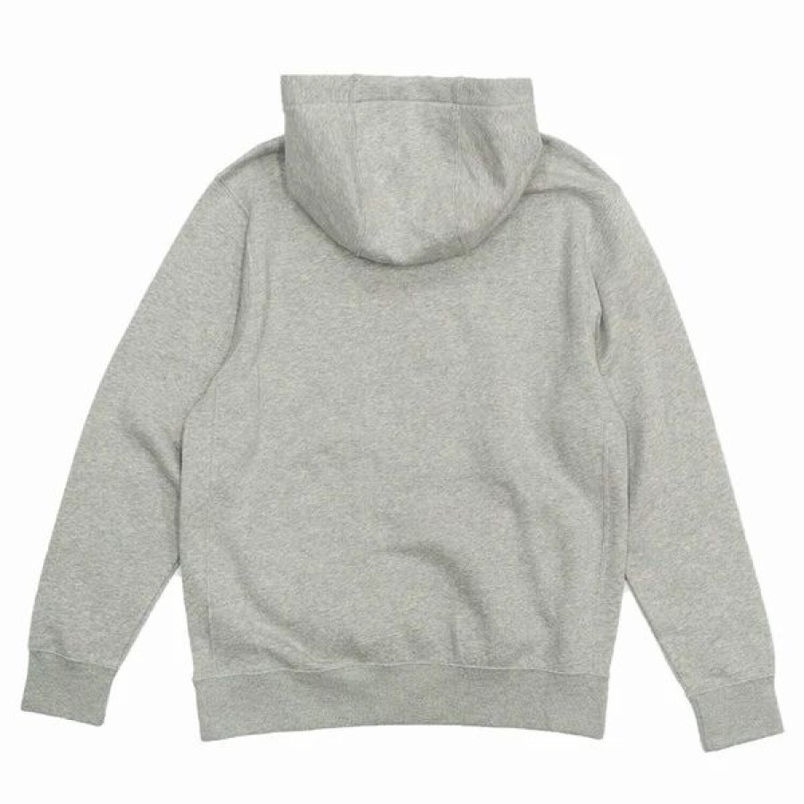 Mens Tops | * Men'S Nike Sportswear Grey/White Fleece Graphic Pullover Hoodie (Bv2973 063) M