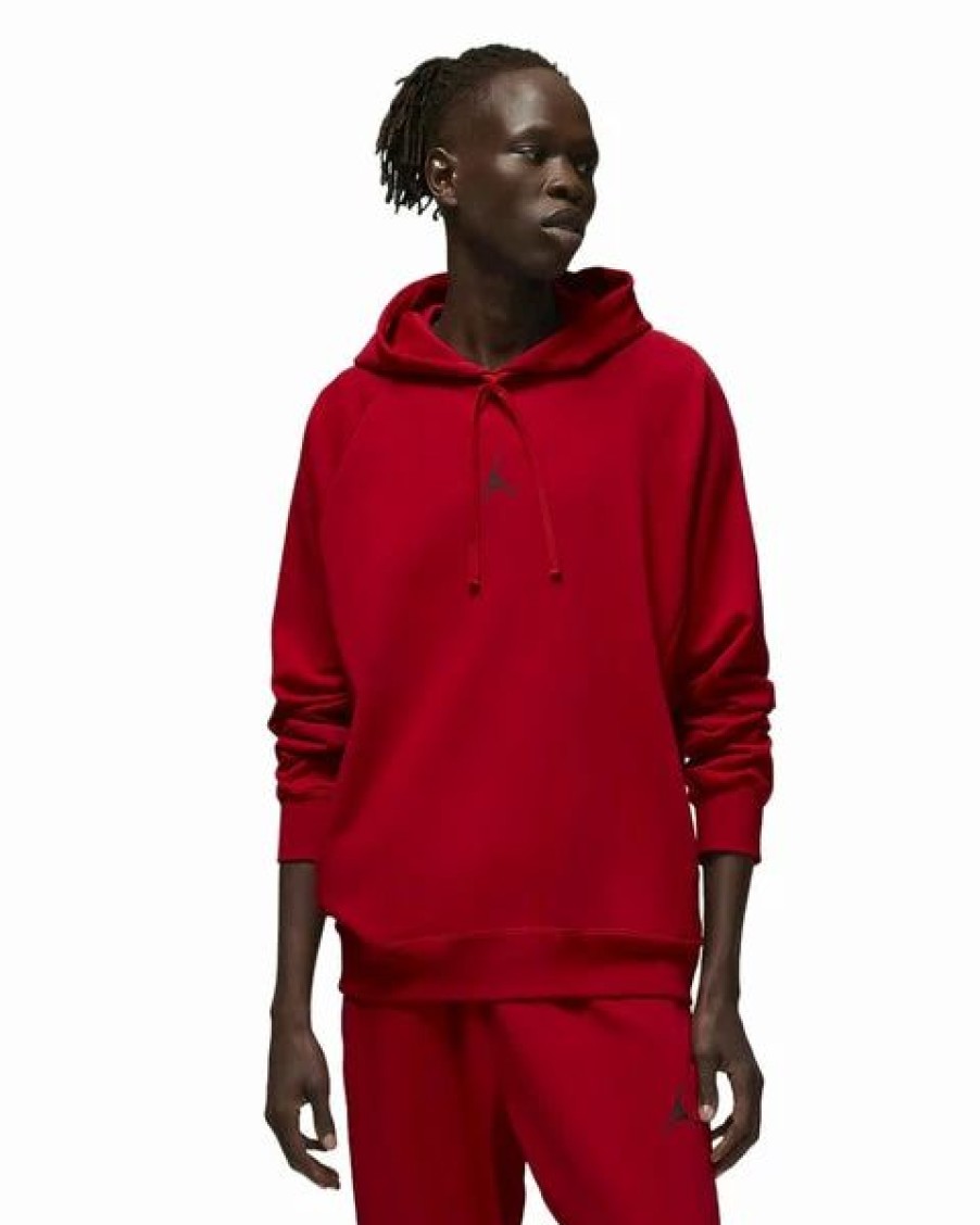 Mens Tops | * Men'S Jordan Gym Red Dri-Fit Sport Crossover Fleece Hoodie (Dq7327 687) S