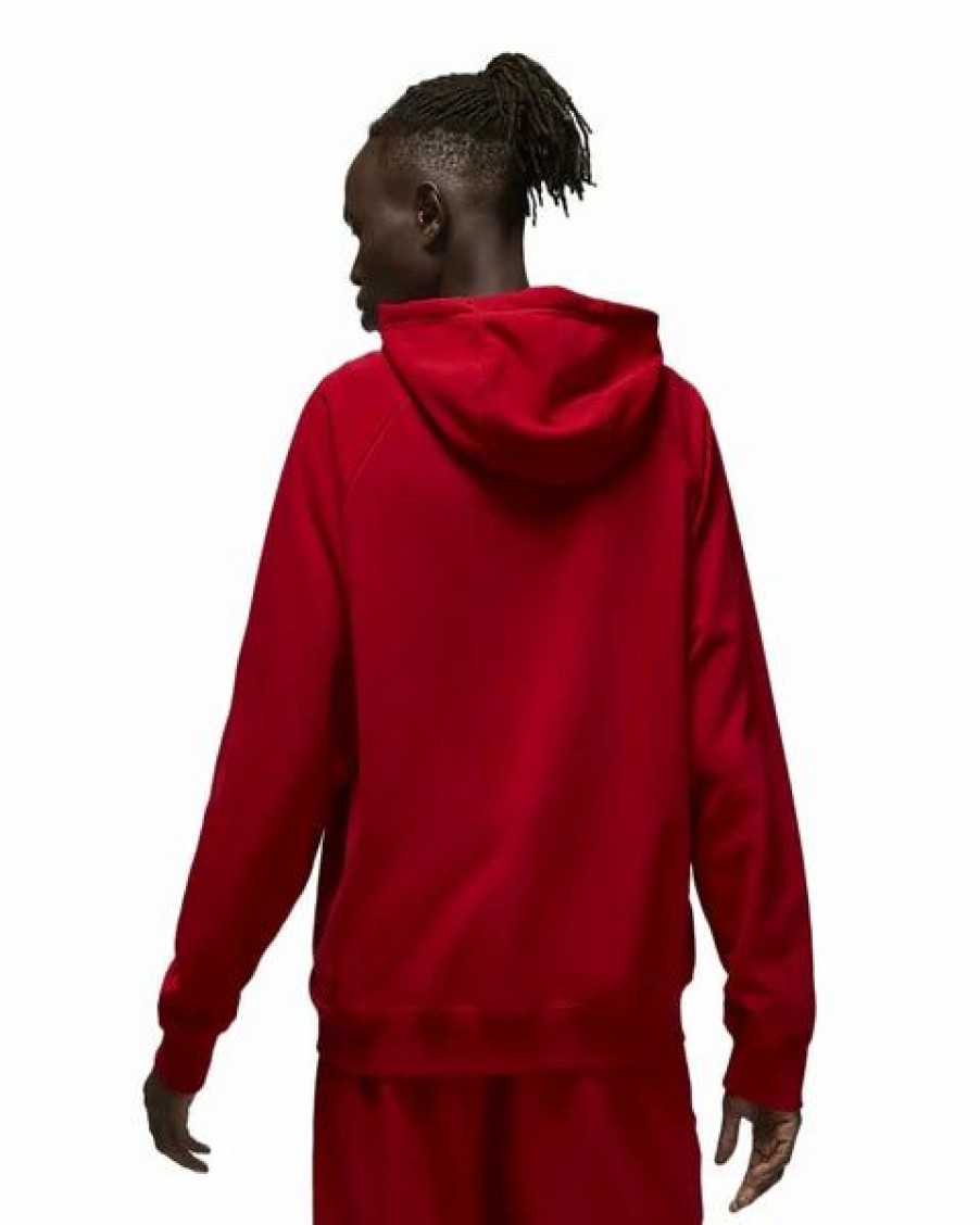 Mens Tops | * Men'S Jordan Gym Red Dri-Fit Sport Crossover Fleece Hoodie (Dq7327 687) S