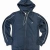 Mens Tops | * Men'S A. Tiziano Navy "Reed" Full Zip Fleece Hoodie M