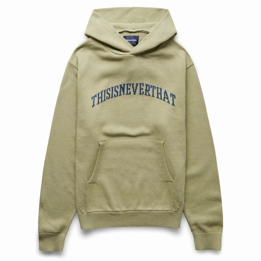 Hoodies & Sweatshirts | * Arch-Logo Knit Hoodie Khaki