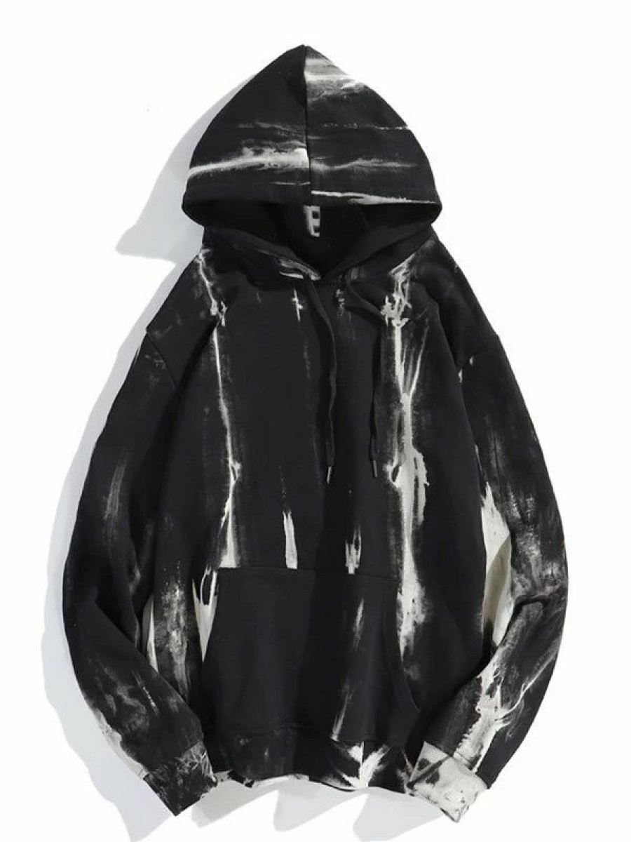 Outerwear | * Men'S Washed Tie Dye Hoodie