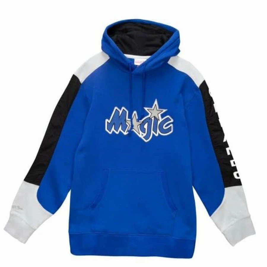 Mens Tops | * Mitchell & Ness Royal Nba Orlando Magic Fusion Fleece Hoodie Xs