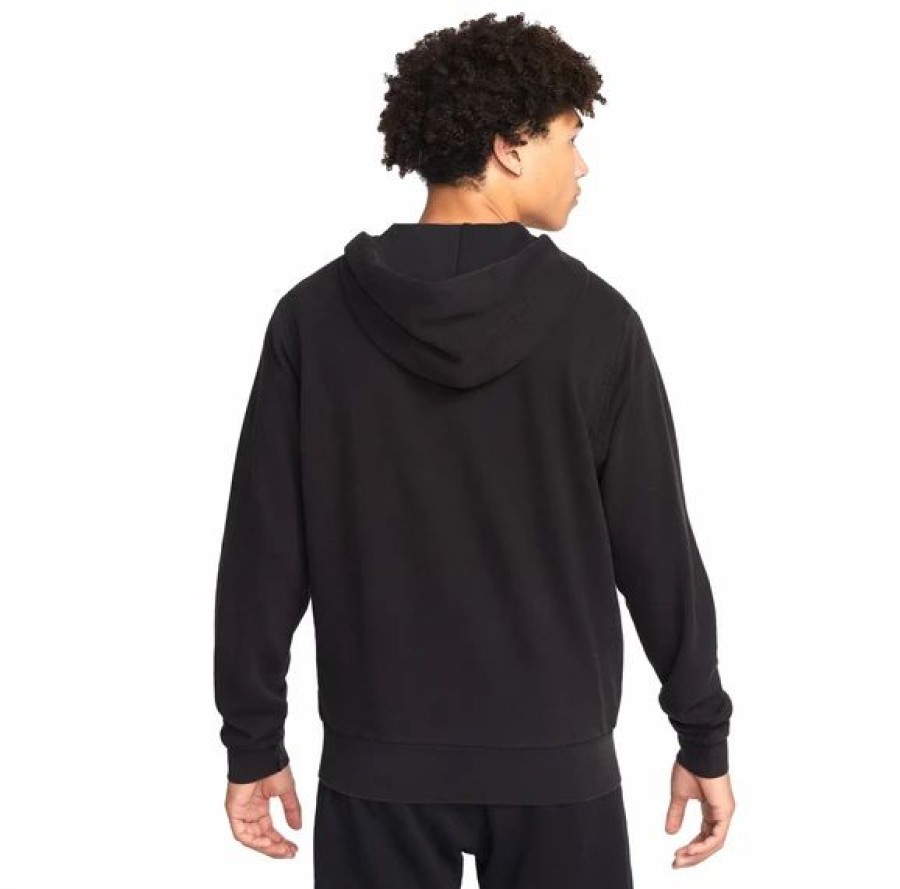 Mens Tops | * Men'S Men'S Nike Black Sportswear "Have A Nike Day." Washed Zip Hoodie (Dq4177 010) M