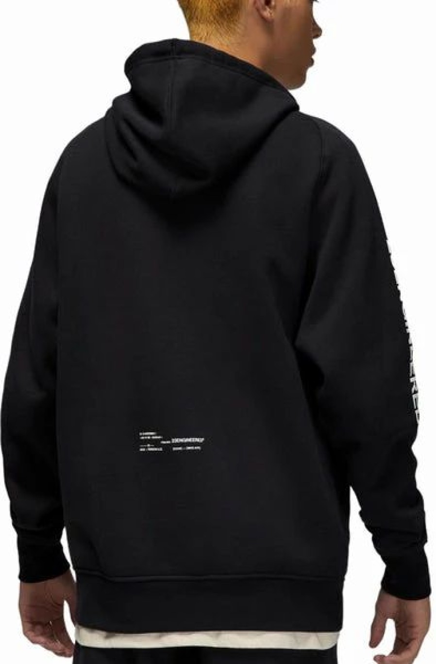 Mens Tops | * Men'S Jordan Black 23 Engineered Pullover Hoodie (Dq7881 010) 3Xl