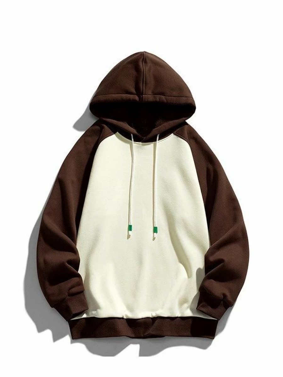 Outerwear | * Men'S Color Block Pullover Hoodie