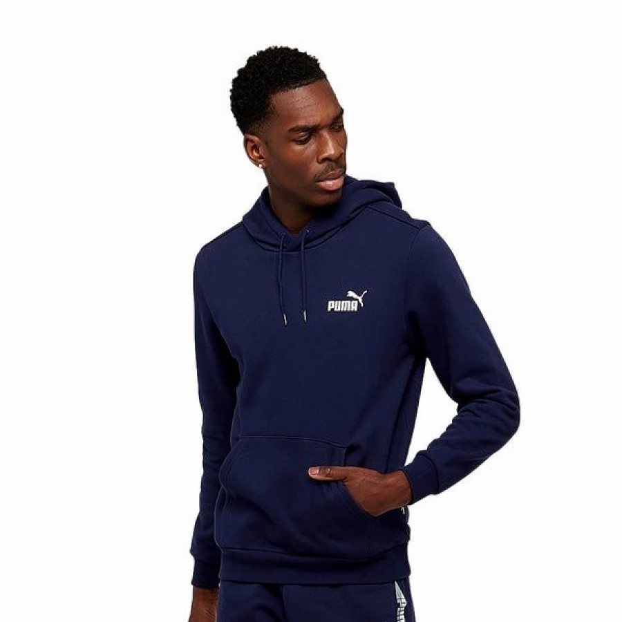 Mens Tops | * Men'S Puma Peacoat Ess Full Zip Hoodie S