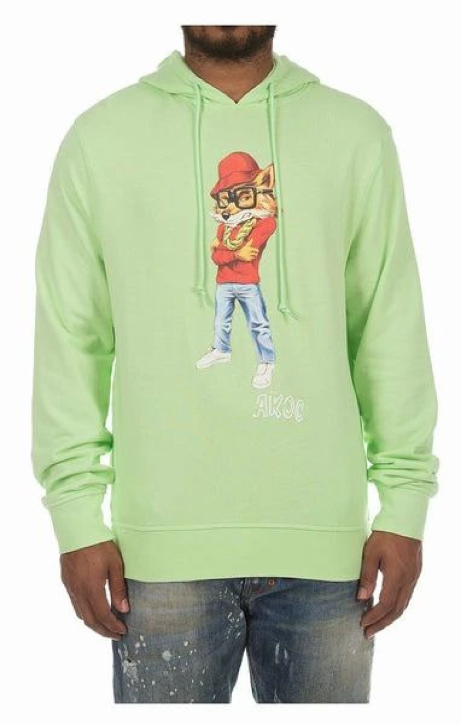 Mens Tops | * Men'S Akoo Light Green Smooth Slick Hoodie S