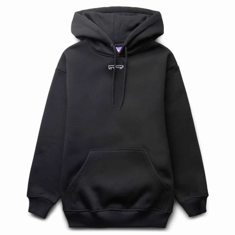 Hoodies & Sweatshirts | * Outline Drip Hoodie Black