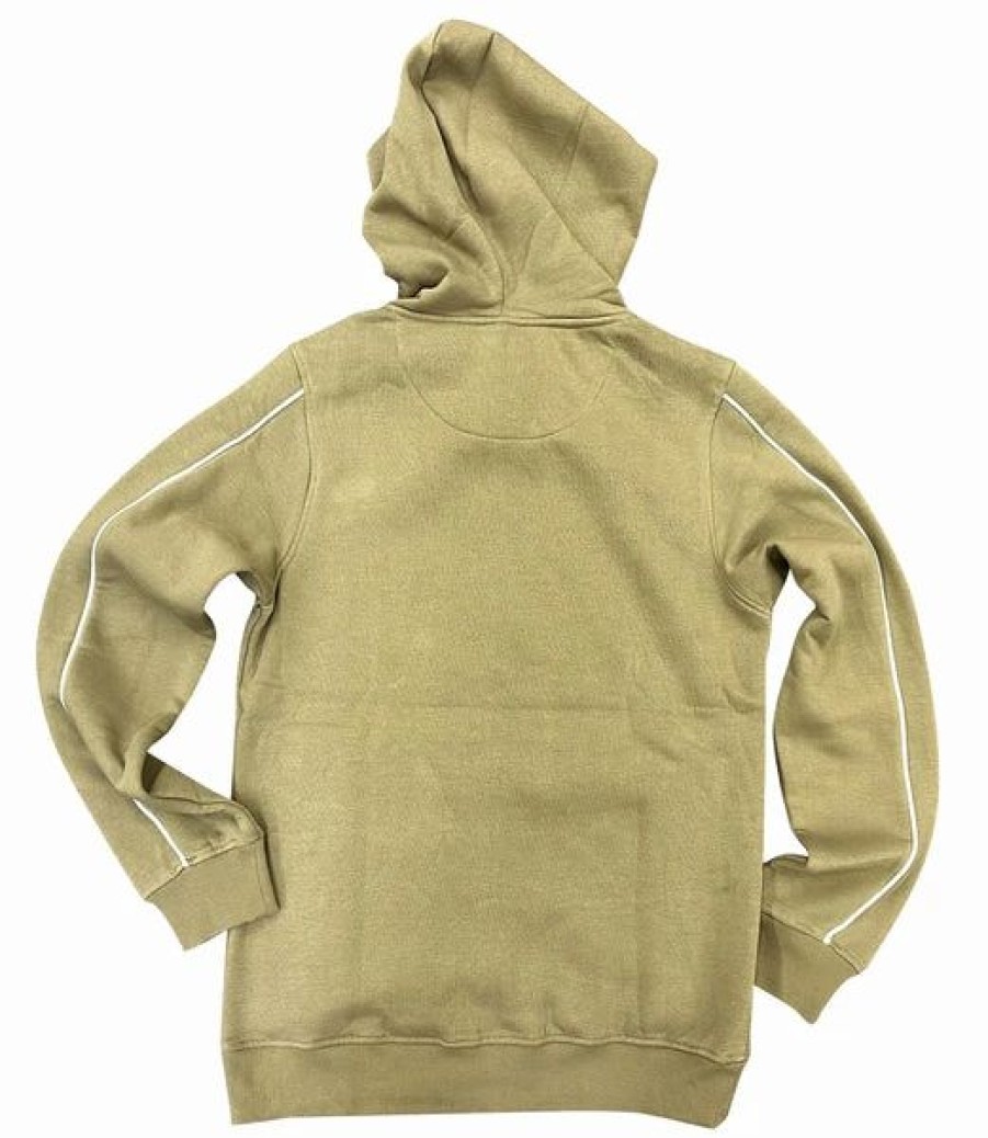 Mens Tops | * Men'S A. Tiziano Olive "Reed" Full Zip Fleece Hoodie M