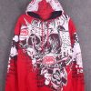 Outerwear | * Men'S Graffiti Print Zipper Hoodie