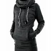 Outerwear | * Pocket Drawstring Pile Hoodie