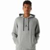 Mens Tops | * Men'S Jordan Carbon Heather/Black Dri-Fit Air Fleece Pullover Hoodie (Da9860 091) 3Xl