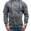 Outerwear | * Men'S Side Zipper Fleece Hoodie