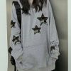 Outerwear | * Men'S Embroidered Camo Star Pullover Hoodie