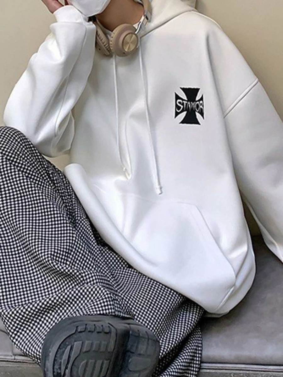 Outerwear | * Men'S Cross Logo Graphic Zip Up Hoodie