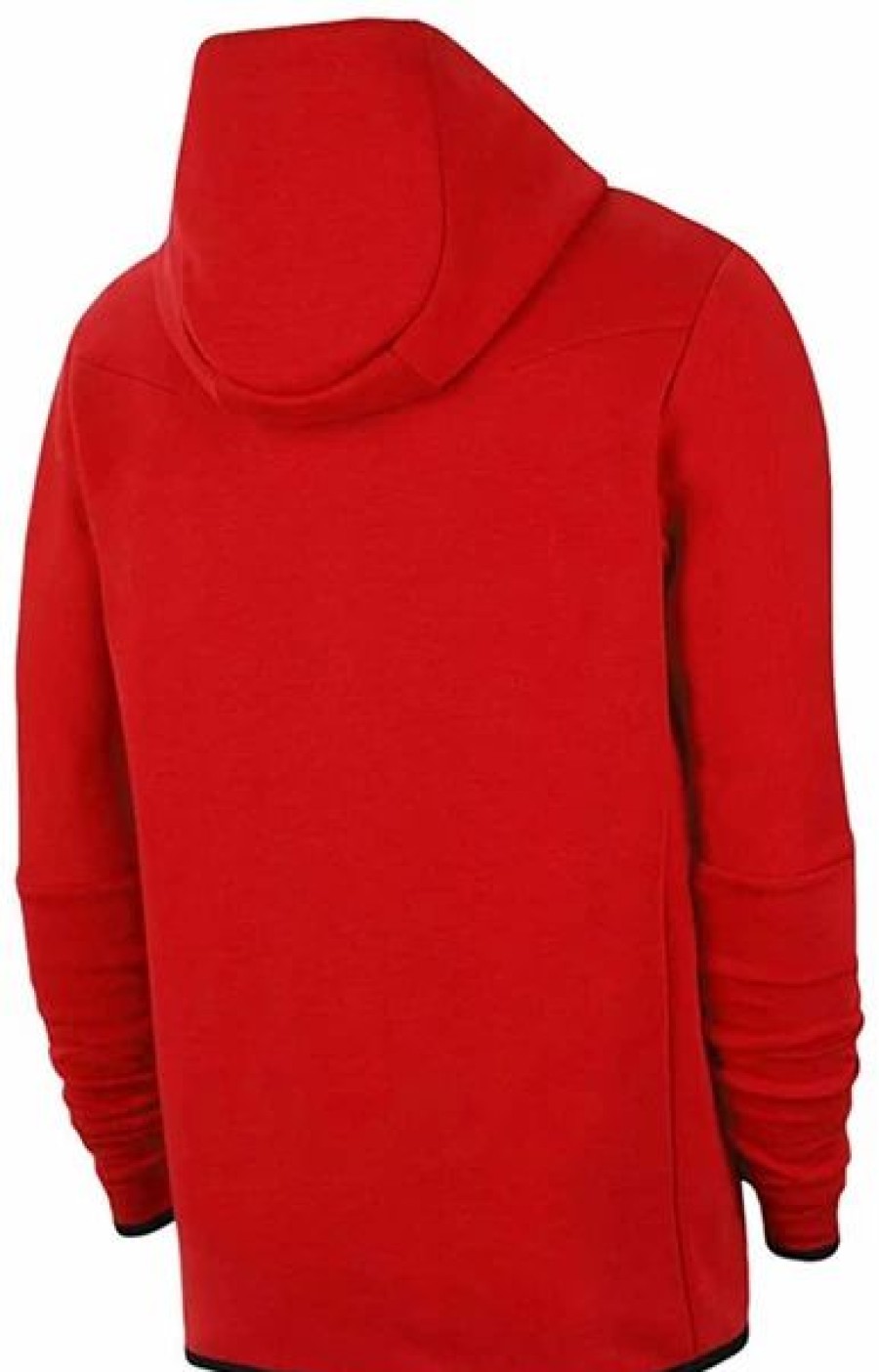 Mens Tops | * Men'S Nike Sportswear Gym Red/Black Tech Fleece Full-Zip Hoodie (Cu4489 657) Xs