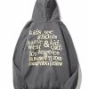 Outerwear | * Men'S Graffiti Letter Print Hoodie