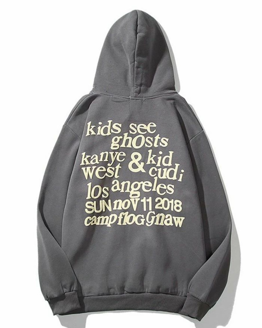 Outerwear | * Men'S Graffiti Letter Print Hoodie