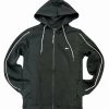 Mens Tops | * Men'S A. Tiziano Black "Reed" Full Zip Fleece Hoodie M