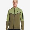 Mens Tops | * Nike Sportswear Alligator/Medium Olive/Black Tech Fleece Full-Zip Hoodie (Cu4489 334) Xs