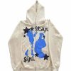 Outerwear | * Star Girl Graphic Zip Up Hoodie