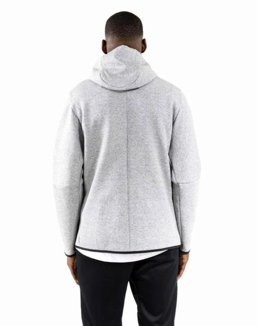 Mens Tops | * Men'S Nike Black/Grey Tech Fleece Full Zip Hoodie S