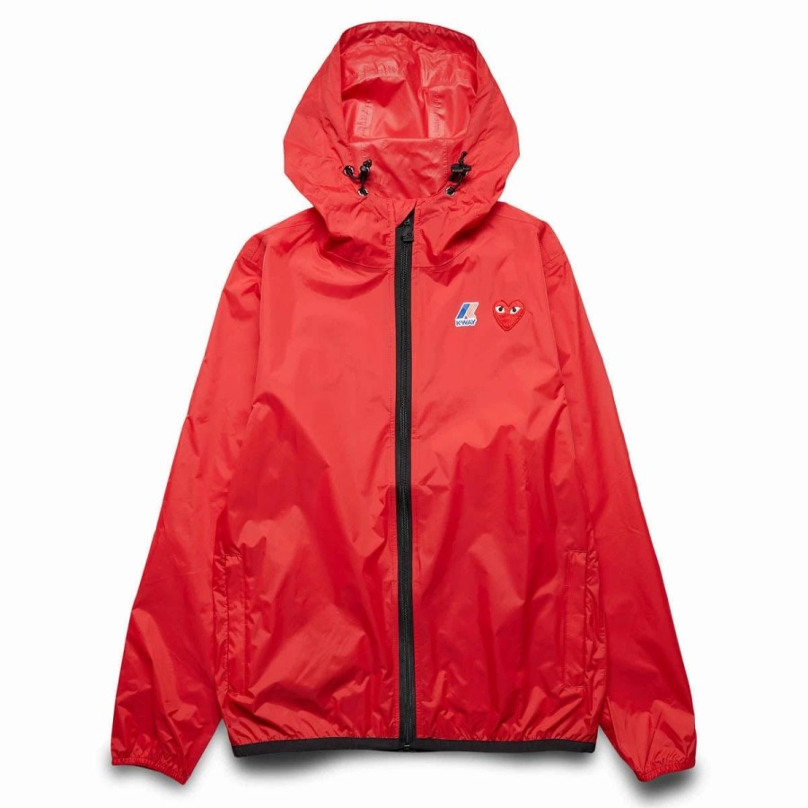 Outerwear | * K-Way Hoodie Full Zip Red