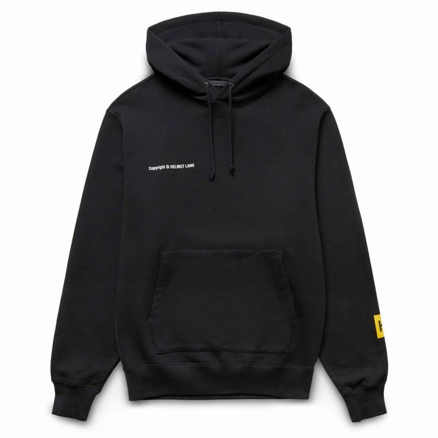 Hoodies & Sweatshirts | * Helmut Lang Burnout Photo Hoodie Black - 001