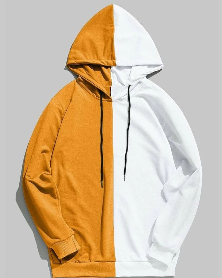 Outerwear | * Men'S Lightweight Color Block Hoodie