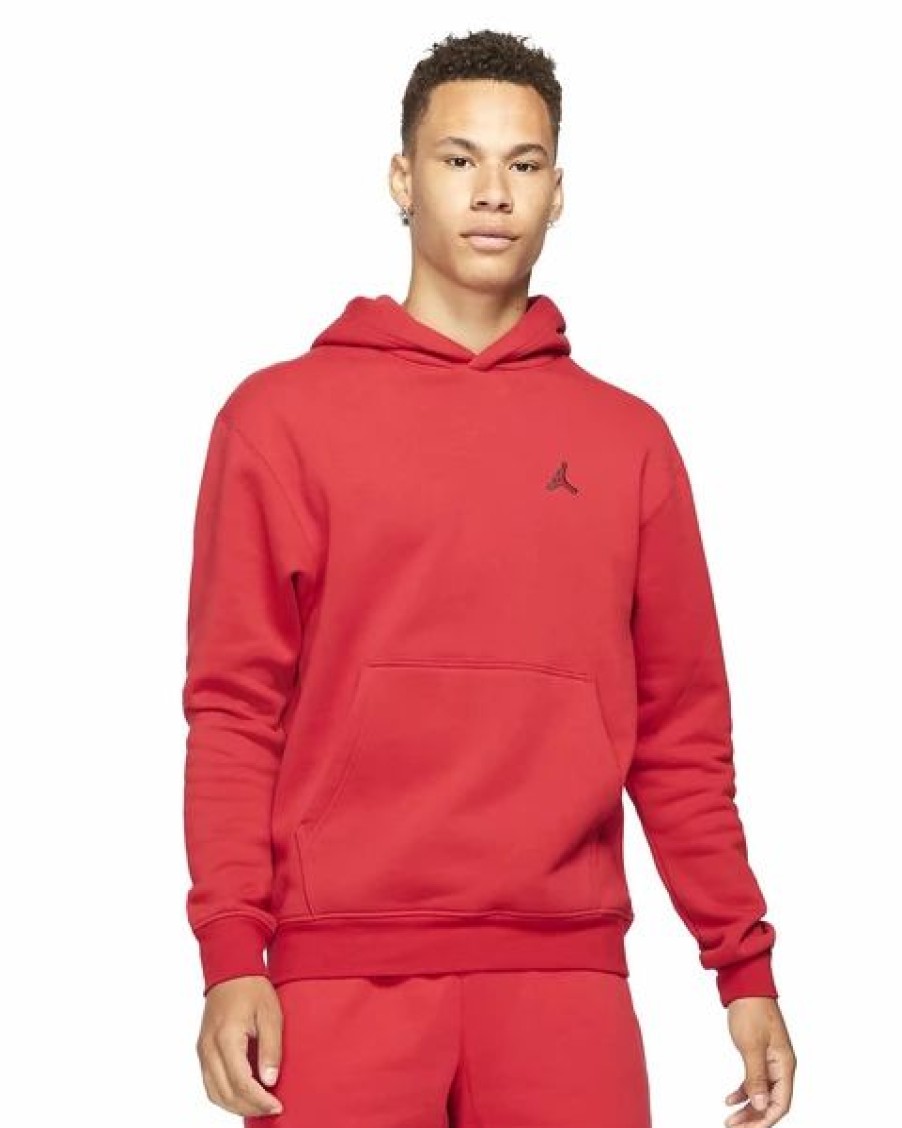 Mens Tops | * Jordan Gym Red Essentials Fleece Pullover Hoodie S