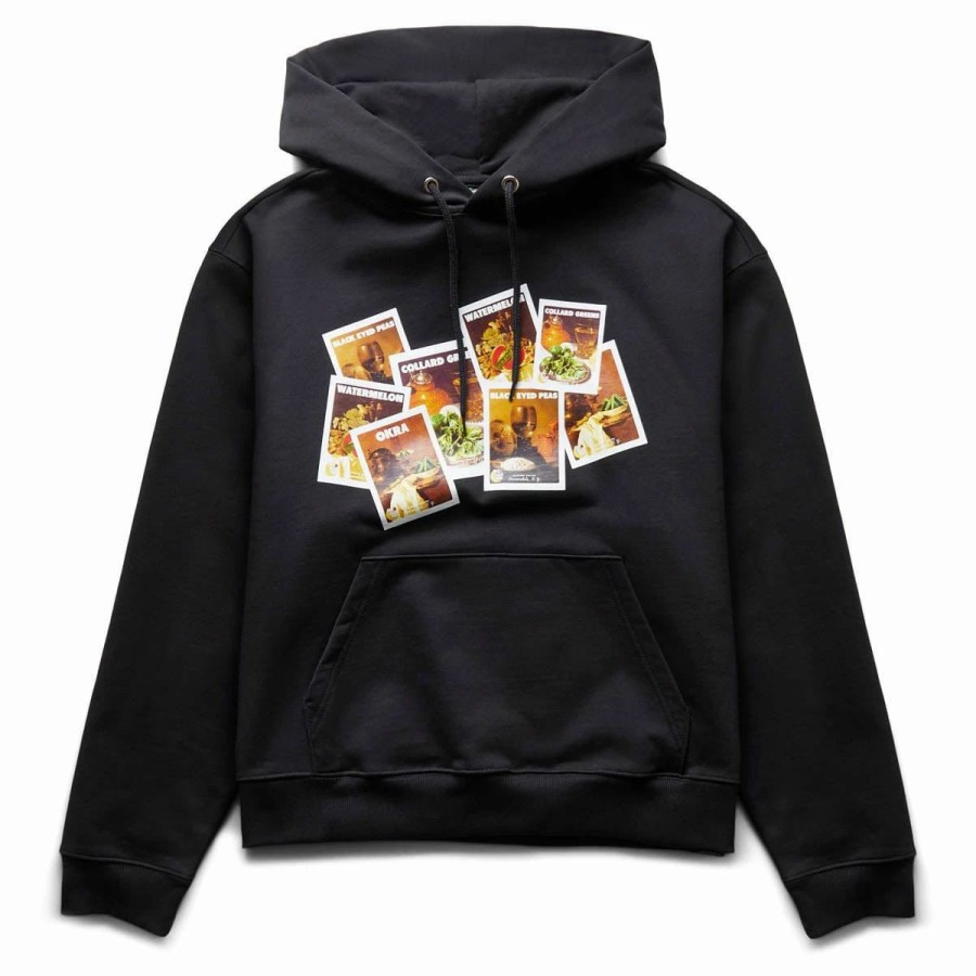 Hoodies & Sweatshirts | * Denim Tears Print Hoodie Black