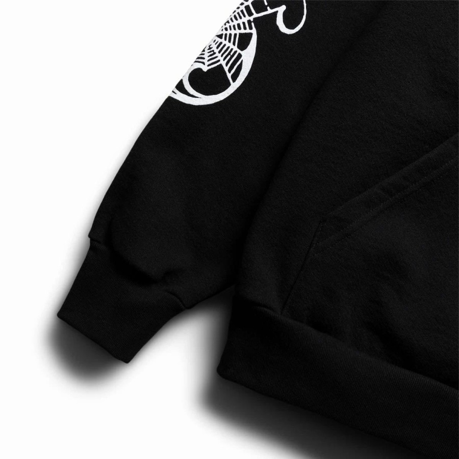 Hoodies & Sweatshirts | * Spiderweb Hoodie Black