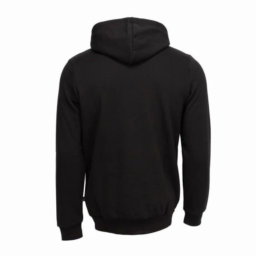 Mens Tops | * Men'S Puma Cotton Black Ess+ Embroidery Logo Hoodie Xxs