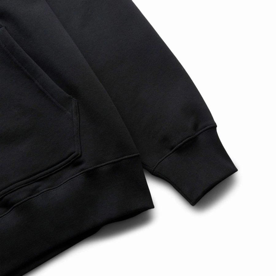 Hoodies & Sweatshirts | * Helmut Lang Flocked Hoodie Black