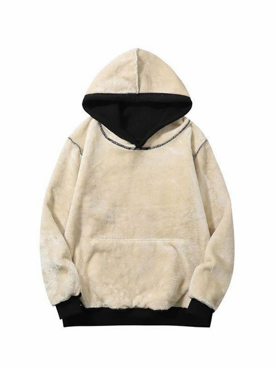 Outerwear | * Men'S Basic Fleece Lined Pullover Hoodie