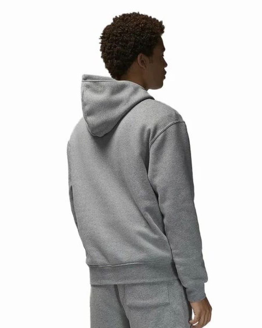 Mens Tops | * Men'S Jordan Carbon Heather Essential Fleece Pullover Hoodie (Dq7466 091) S