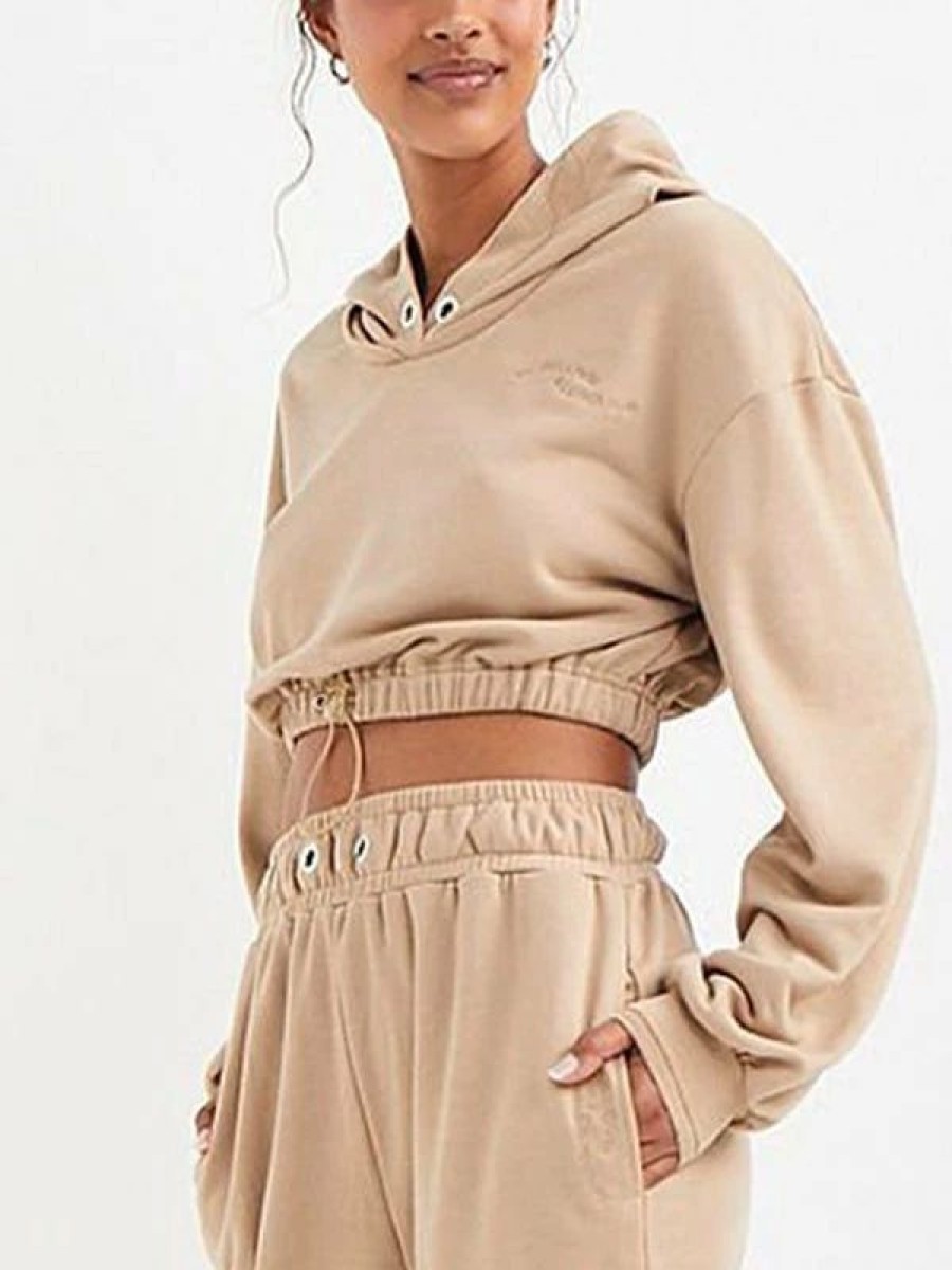 Outerwear | * Cropped Drawstring Hoodie