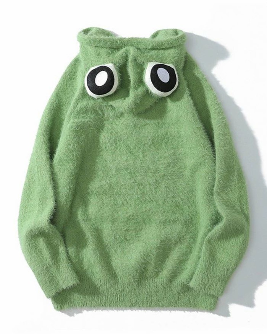 Outerwear | * Cute Fleece Frog Hoodie