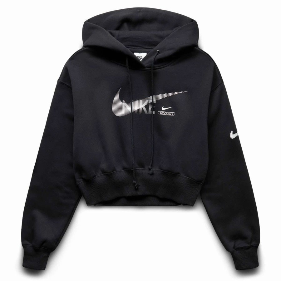 Women'S | * Nike Women'S Sportswear Hoodie Black/White [010]