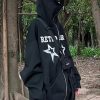 Outerwear | * Men'S Retro Star Zip Up Hoodie