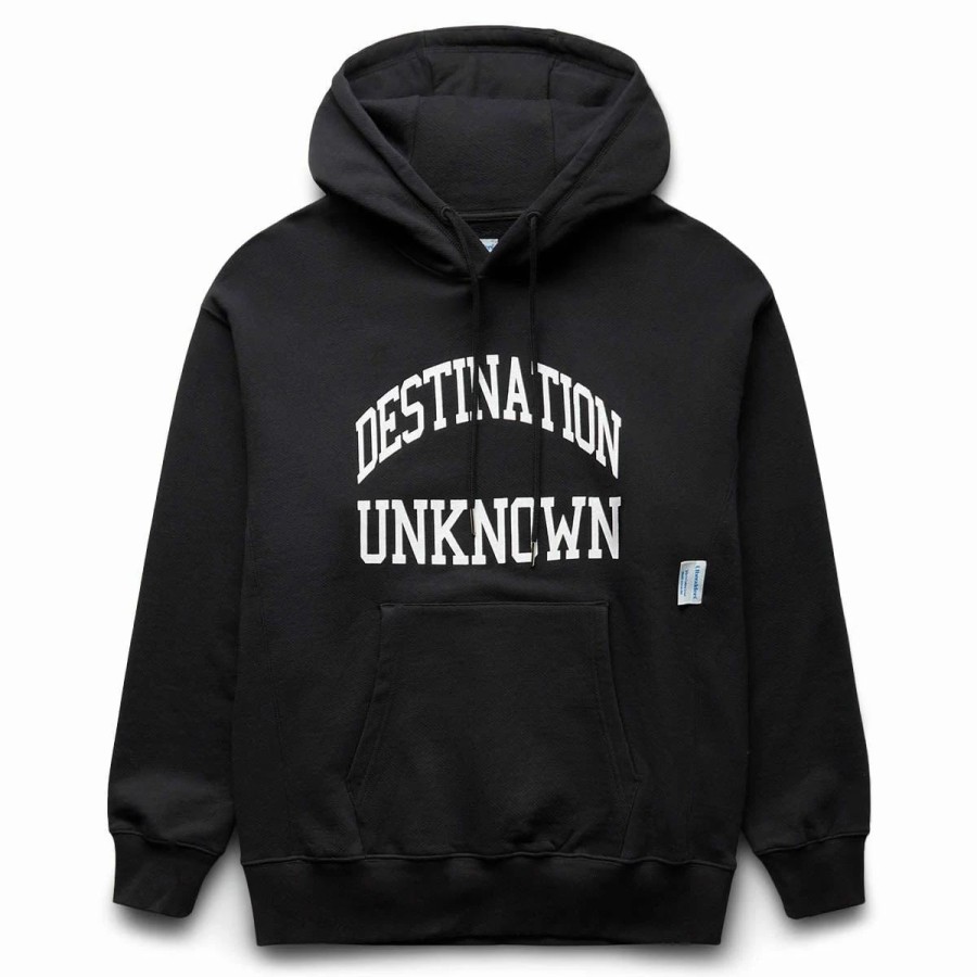 Hoodies & Sweatshirts | * Heavy Weight College Print Hoodie Black