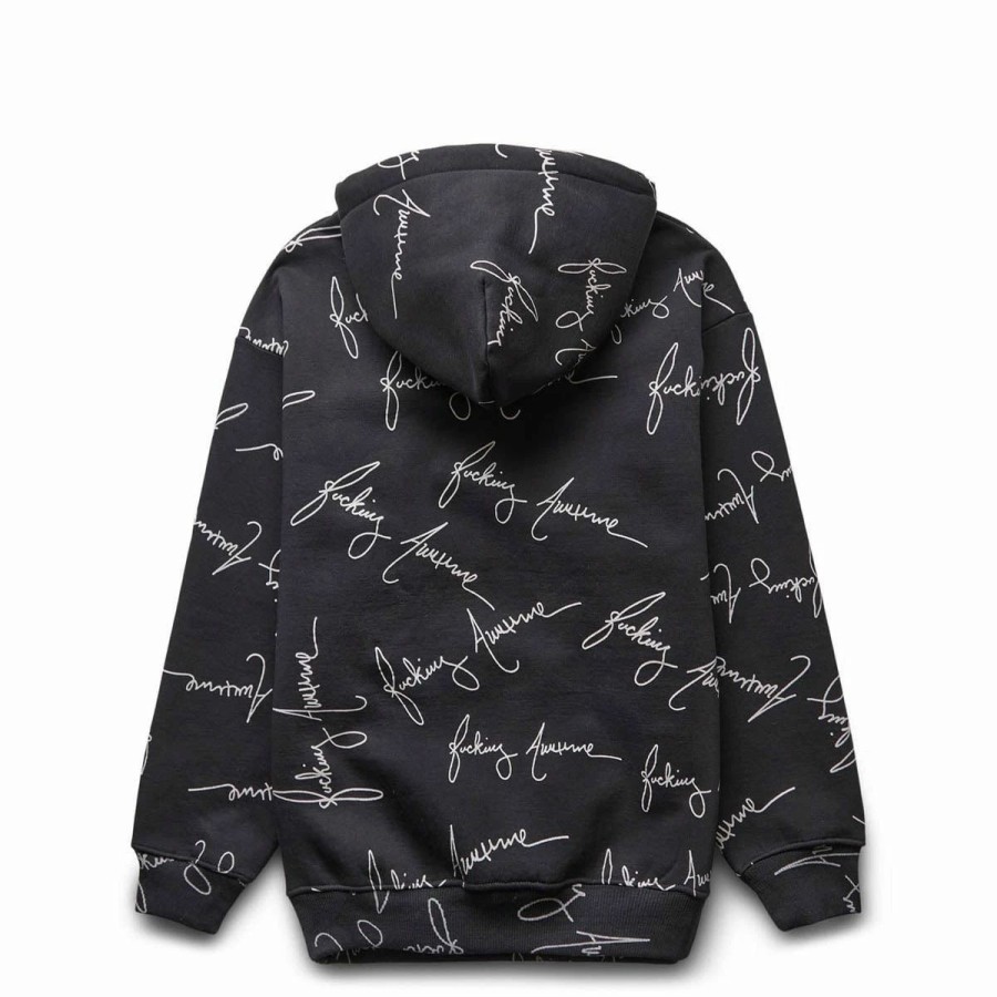 Hoodies & Sweatshirts | * Cursive Hoodie Black