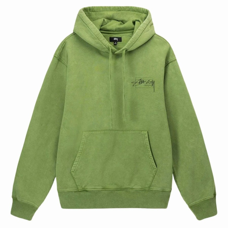 Hoodies & Sweatshirts | * Dyed Stussy Designs Hoodie Green