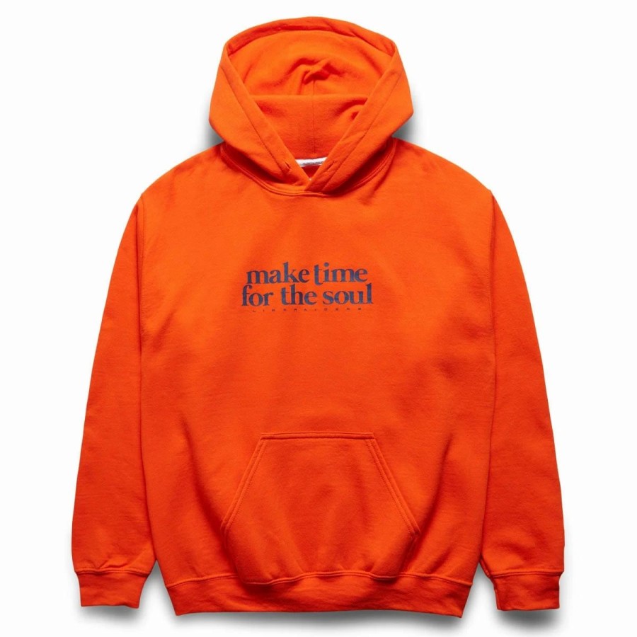 Hoodies & Sweatshirts | * Make Time Pullover Hoodie Orange