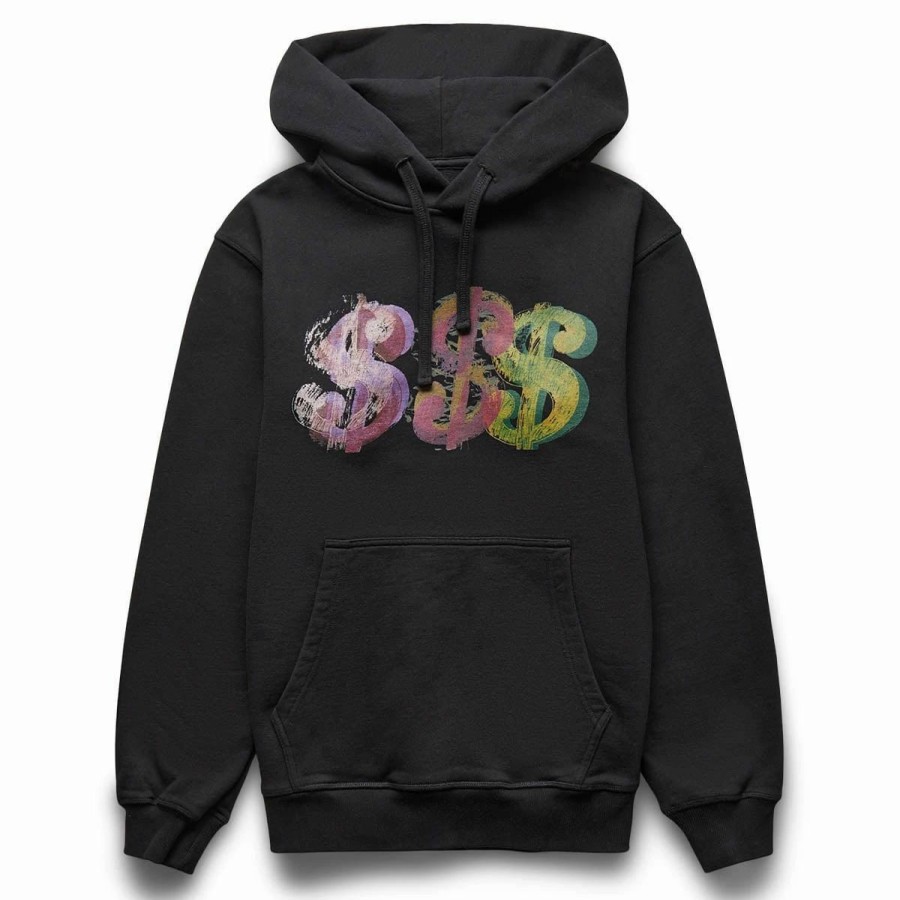 Hoodies & Sweatshirts | * Maha Warhol Dollar Sign Hoodie Black