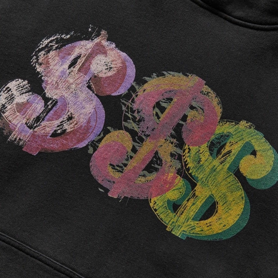 Hoodies & Sweatshirts | * Maha Warhol Dollar Sign Hoodie Black