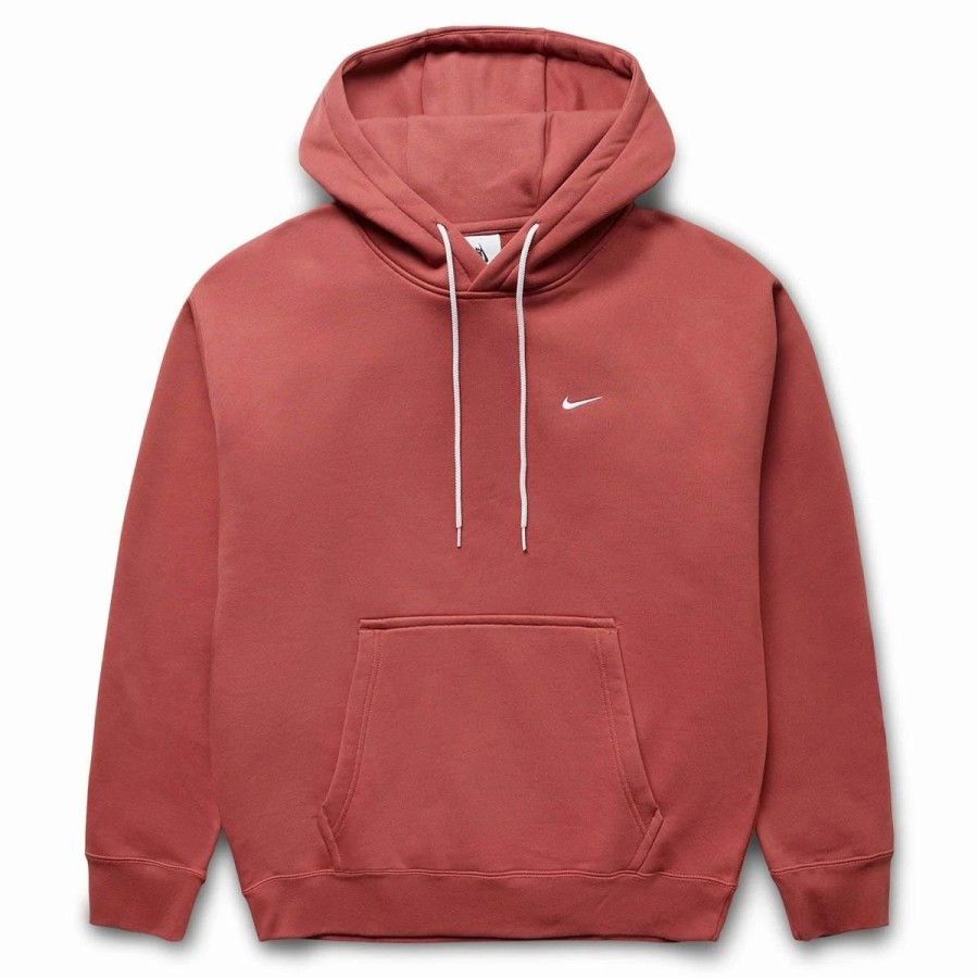 Hoodies & Sweatshirts | * Nike Solo Swoosh Hoodie Canyon Rust/White [691]