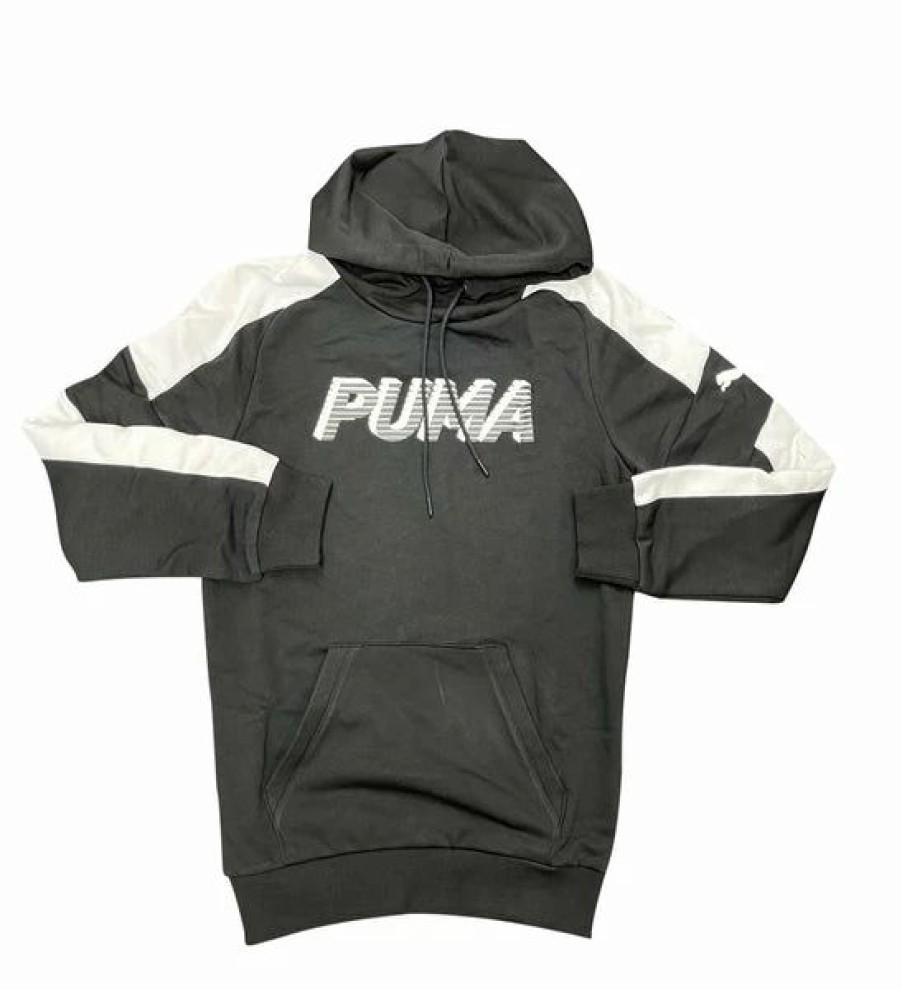 Mens Tops | * Men'S Puma Black Modern Sports Hoodie Xs