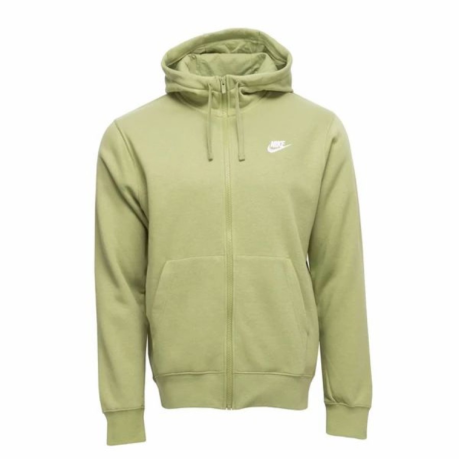 Mens Tops | * Men'S Nike Alligator Sportswear Club Fleece Zip Hoodie (Bv2645 334) S